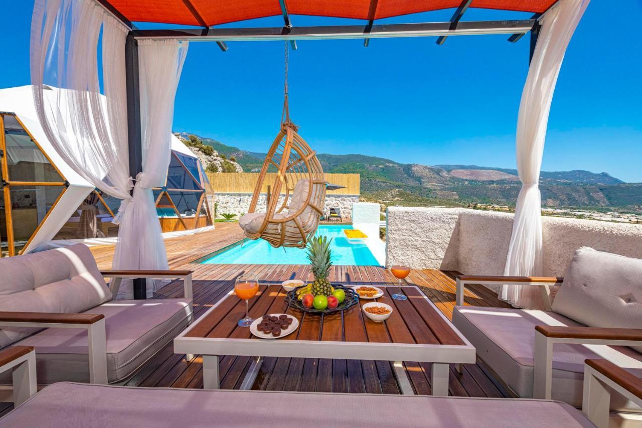 Kalkan Dome Suites & Deluxe-Glamping Holiday In Kalkan Kas Exterior photo